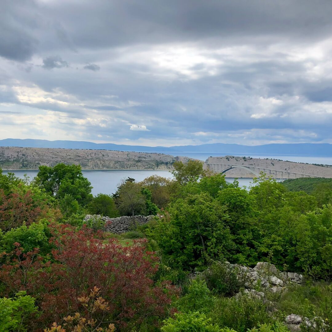 ŠMRIKA(Crikvenica) Građevinske parcele 675 m² i 690 m²,pogled na more i Krčki most
