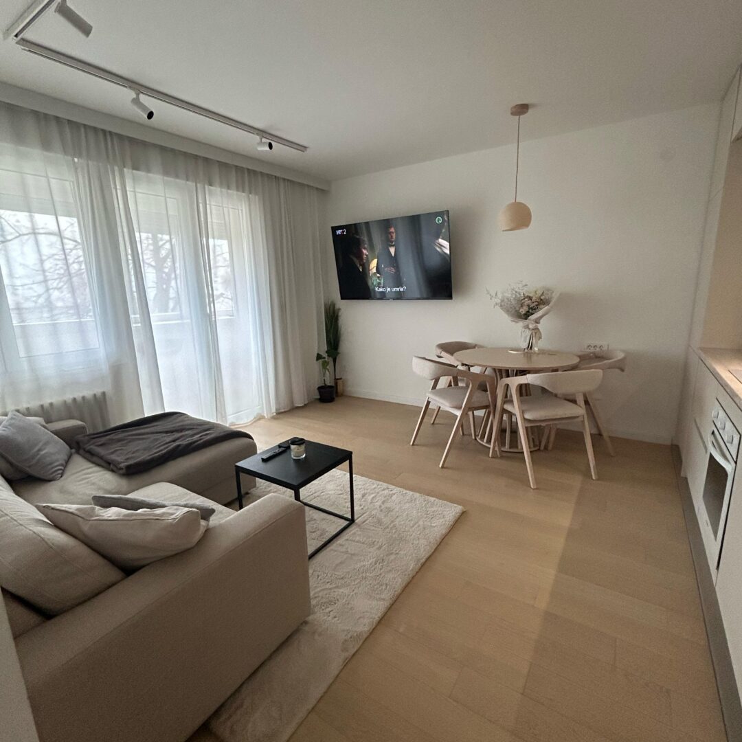 IZNAJMLJUJE SE MODERNO UREĐEN DVOSOBAN STAN,VOLTINO,ZAGREB